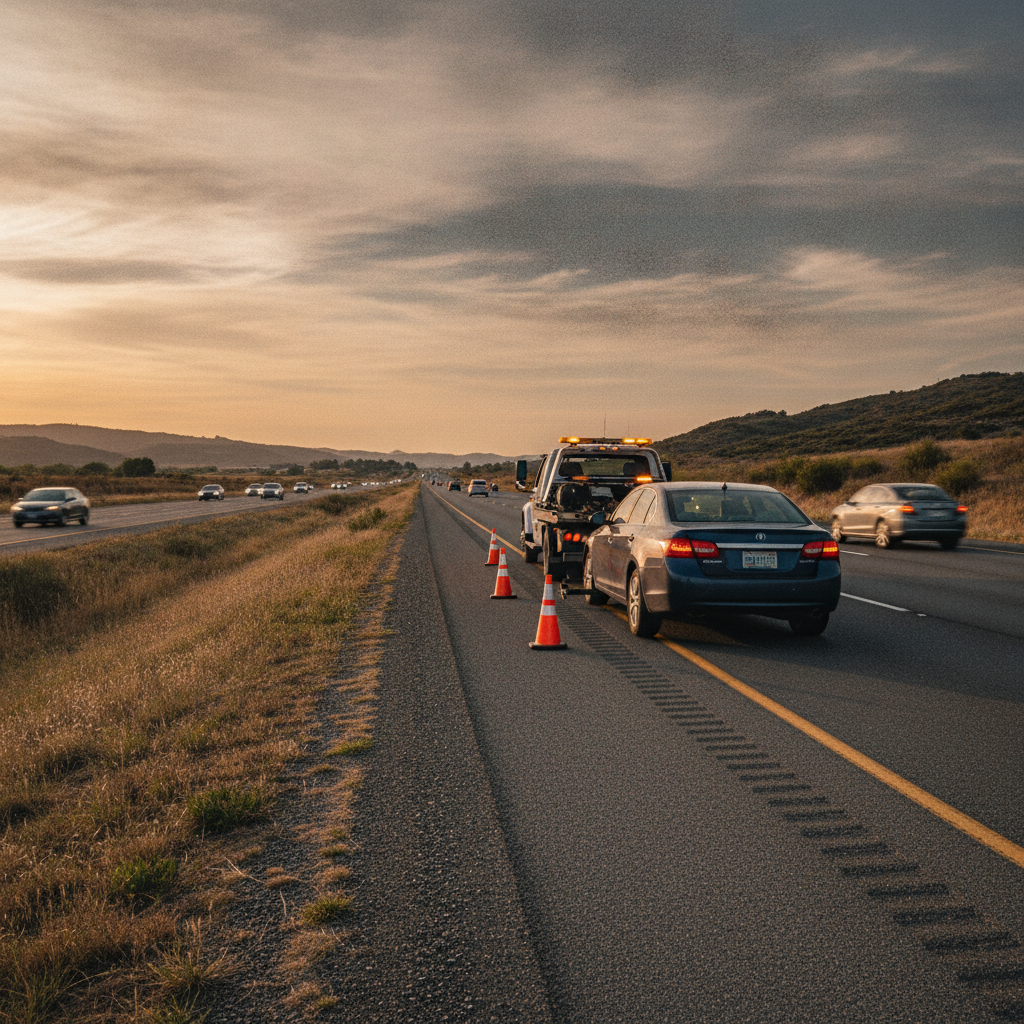 roadside assistance - no faces and no text